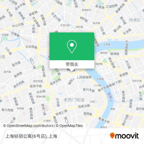 上海轻宿公寓(6号店)地图