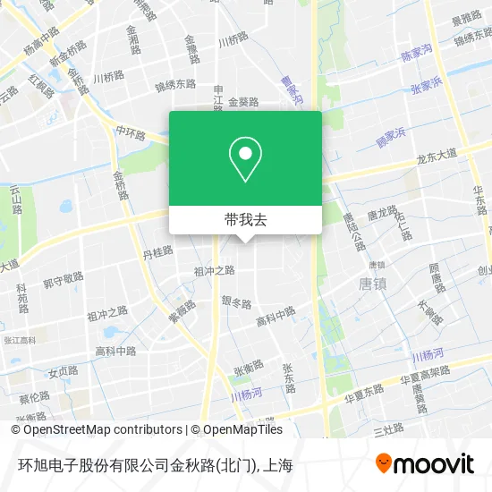 环旭电子股份有限公司金秋路(北门)地图