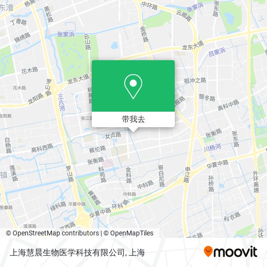 上海慧晨生物医学科技有限公司地图