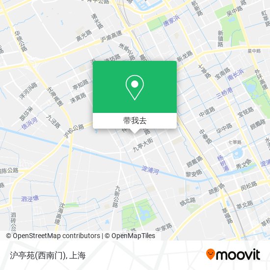 沪亭苑(西南门)地图