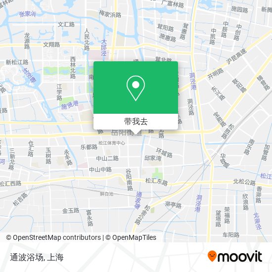 通波浴场地图