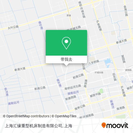 上海汇缘重型机床制造有限公司地图