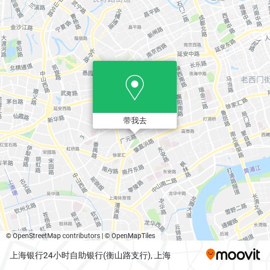 上海银行24小时自助银行(衡山路支行)地图