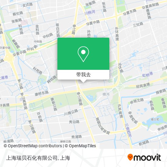 上海瑞贝石化有限公司地图