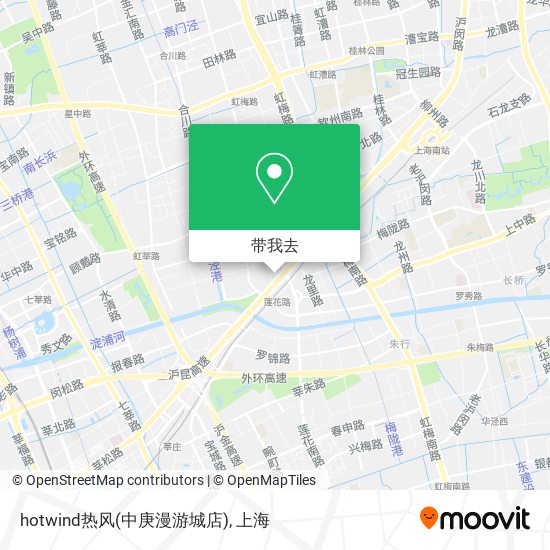 hotwind热风(中庚漫游城店)地图
