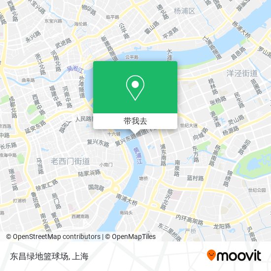 东昌绿地篮球场地图