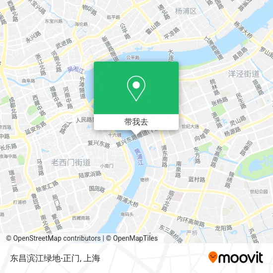 东昌滨江绿地-正门地图