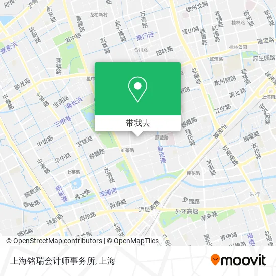 上海铭瑞会计师事务所地图