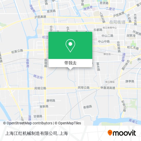 上海江红机械制造有限公司地图