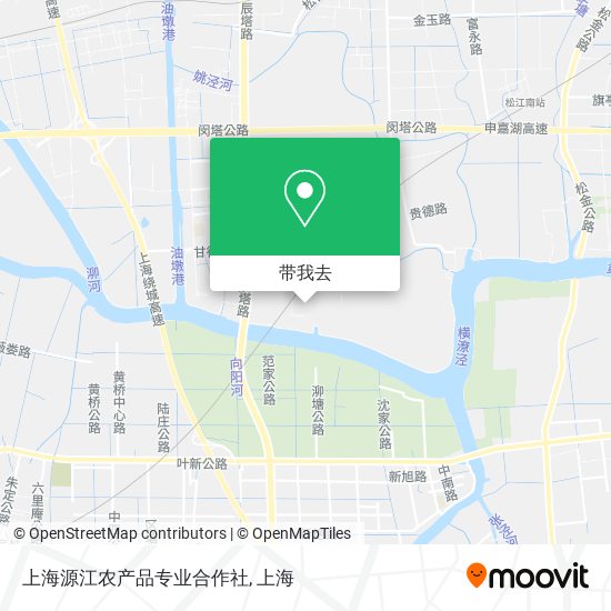 上海源江农产品专业合作社地图