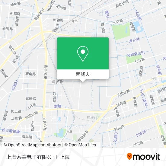 上海索莘电子有限公司地图