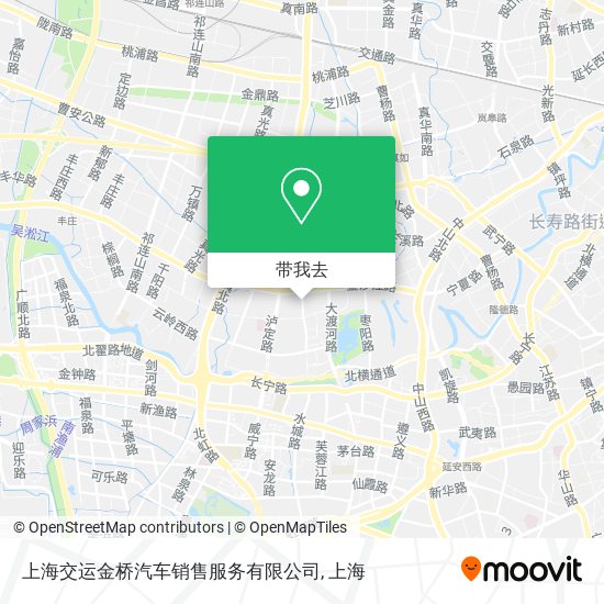 上海交运金桥汽车销售服务有限公司地图