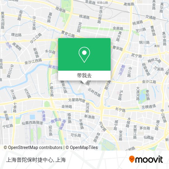 上海普陀保时捷中心地图
