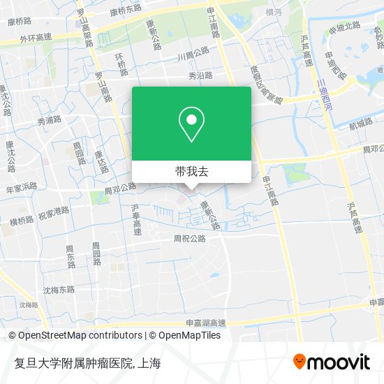 复旦大学附属肿瘤医院地图