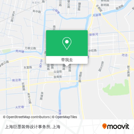 上海巨墨装饰设计事务所地图