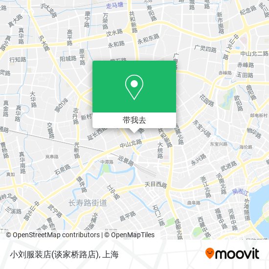 小刘服装店(谈家桥路店)地图