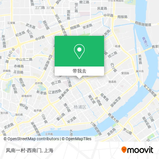 凤南一村-西南门地图