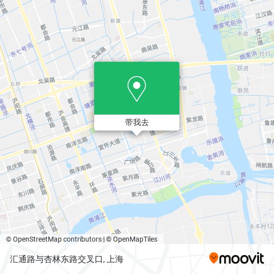 汇通路与杏林东路交叉口地图