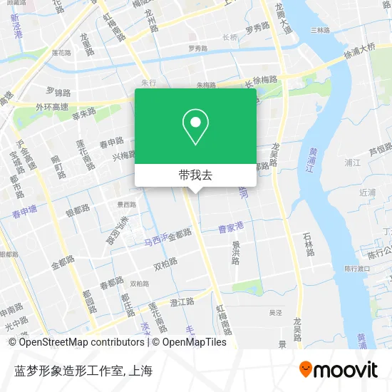 蓝梦形象造形工作室地图