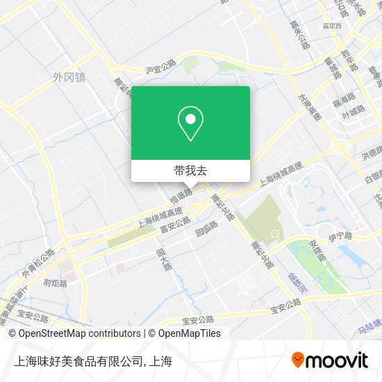 上海味好美食品有限公司地图