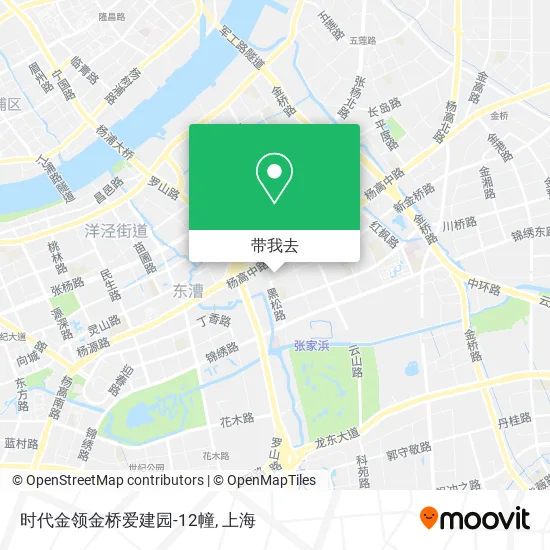 时代金领金桥爱建园-12幢地图