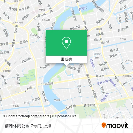 前滩休闲公园-7号门地图