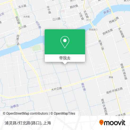 浦灵路/灯北路(路口)地图