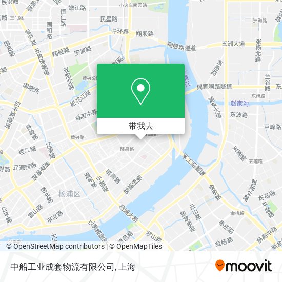 中船工业成套物流有限公司地图