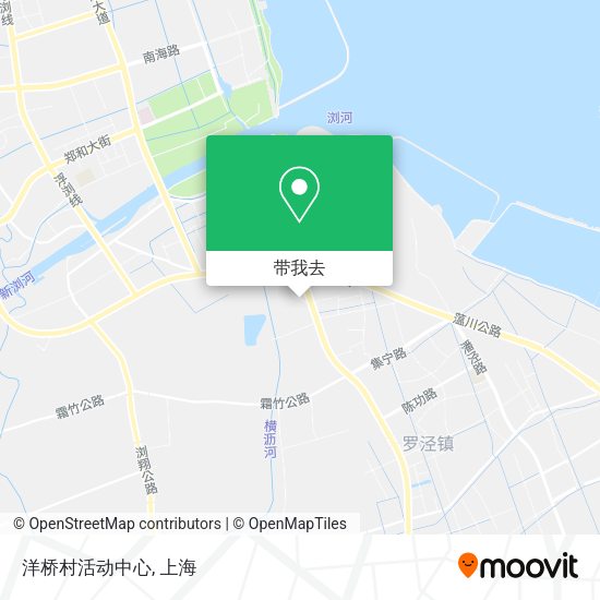 洋桥村活动中心地图