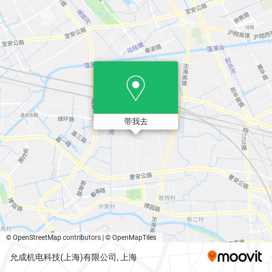 允成机电科技(上海)有限公司地图