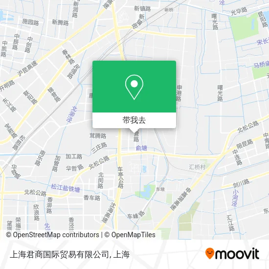 上海君商国际贸易有限公司地图