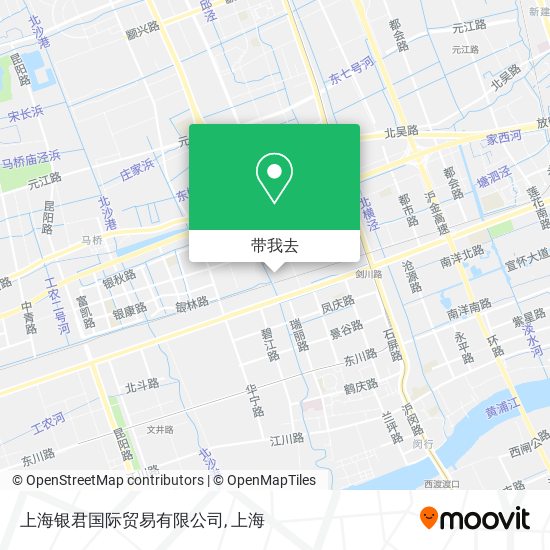 上海银君国际贸易有限公司地图