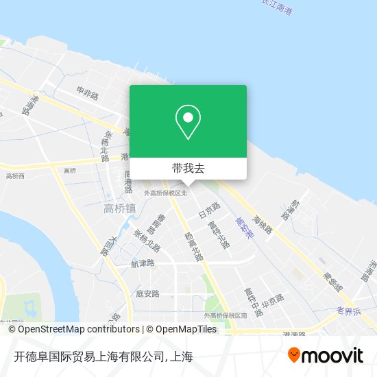 开德阜国际贸易上海有限公司地图