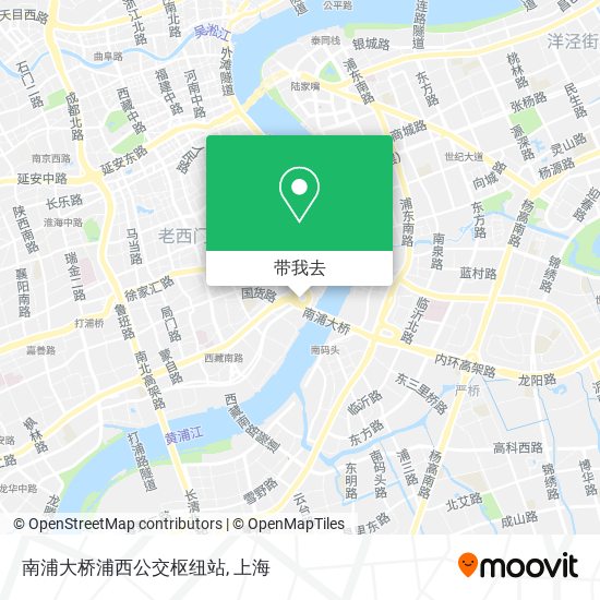 南浦大桥浦西公交枢纽站地图