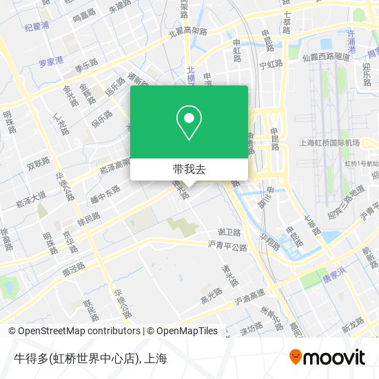牛得多(虹桥世界中心店)地图