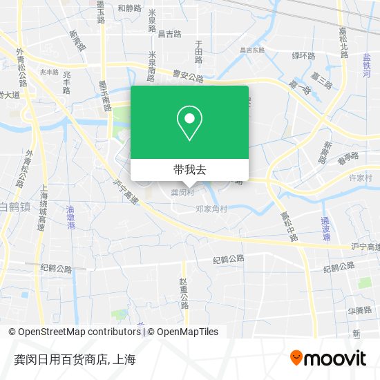 龚闵日用百货商店地图