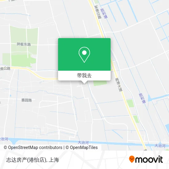 志达房产(港怡店)地图
