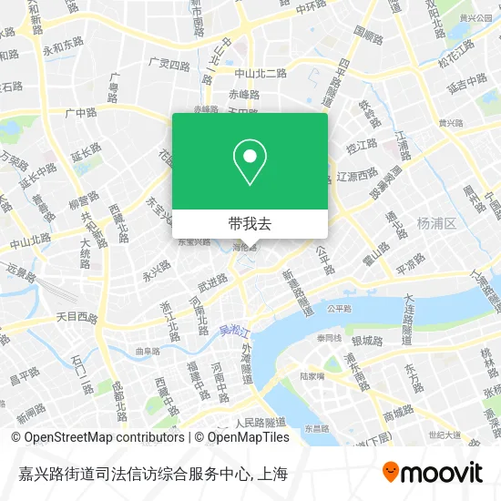 嘉兴路街道司法信访综合服务中心地图