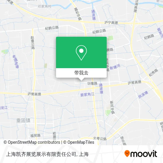 上海凯齐展览展示有限责任公司地图