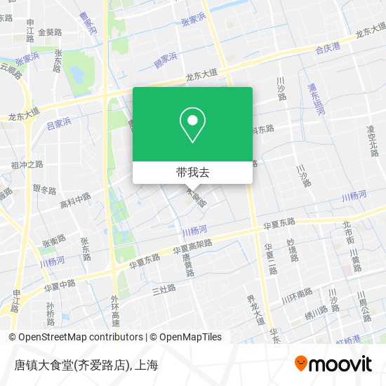 唐镇大食堂(齐爱路店)地图