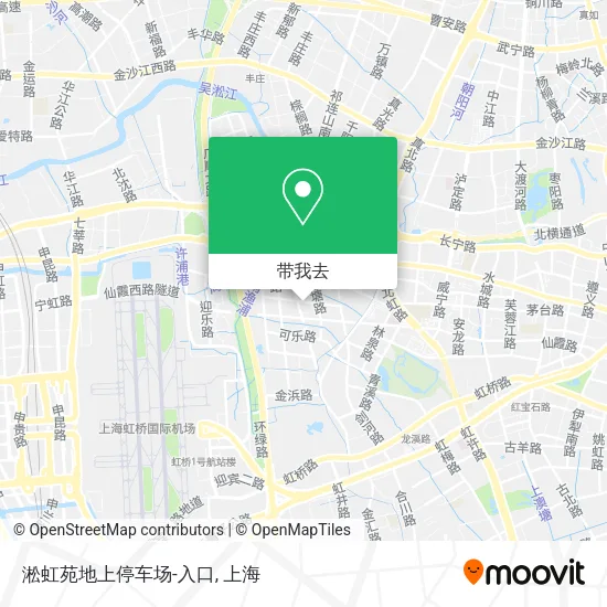 淞虹苑地上停车场-入口地图