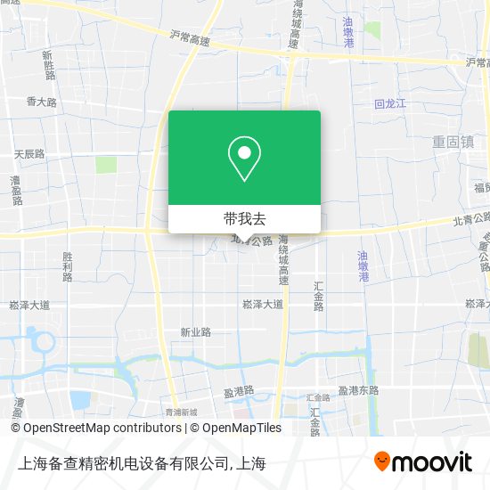 上海备查精密机电设备有限公司地图