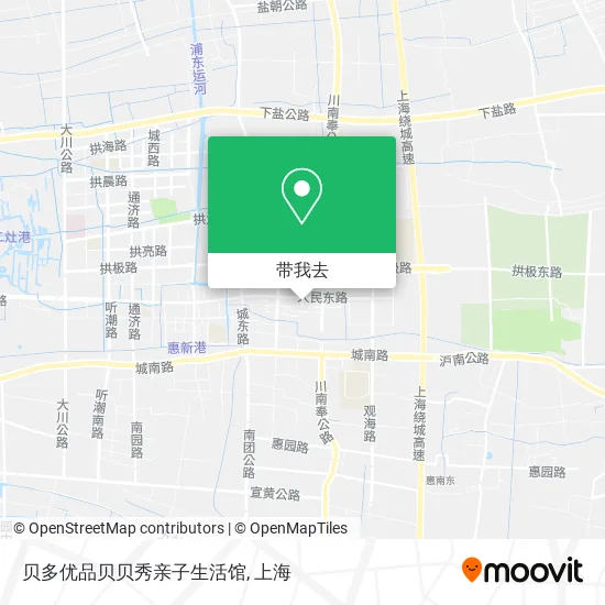 贝多优品贝贝秀亲子生活馆地图