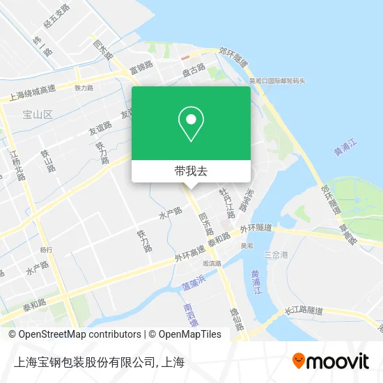 上海宝钢包装股份有限公司地图