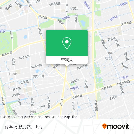 停车场(秋月路)地图