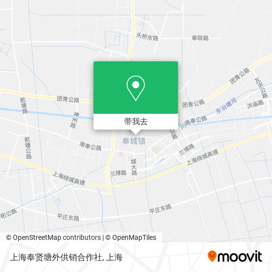 上海奉贤塘外供销合作社地图