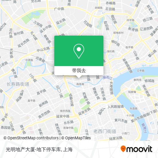 光明地产大厦-地下停车库地图