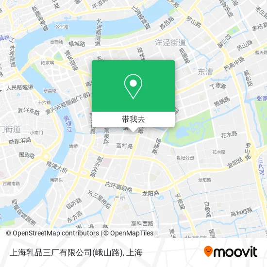 上海乳品三厂有限公司(峨山路)地图