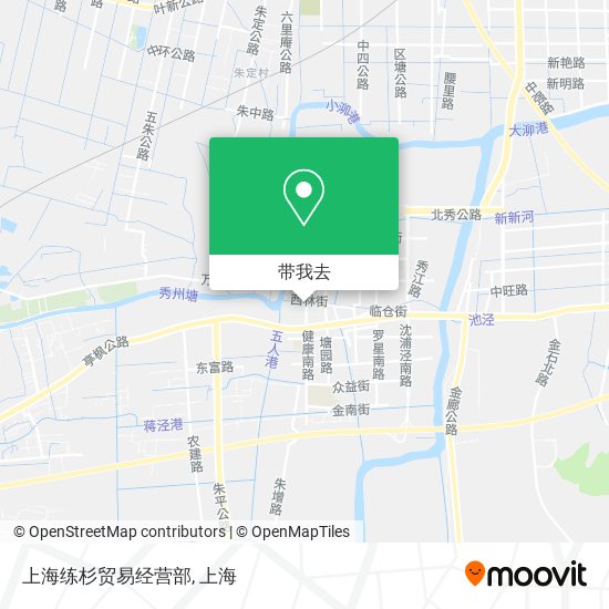 上海练杉贸易经营部地图