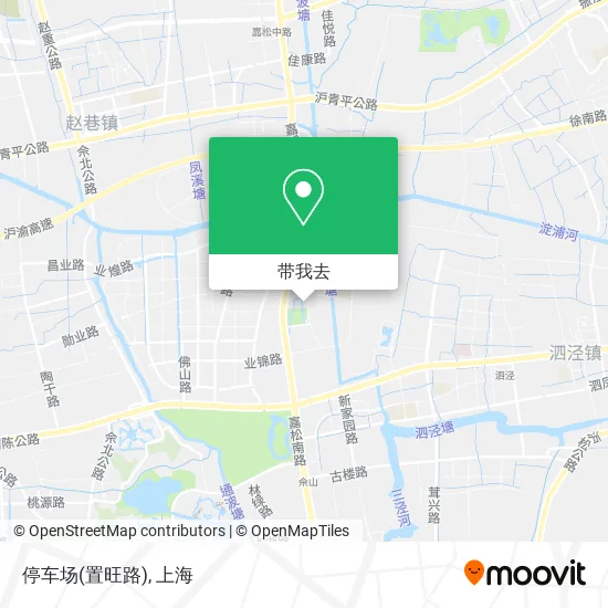 停车场(置旺路)地图